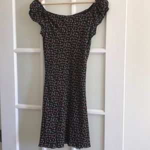 Super cute off the shoulder floral dress